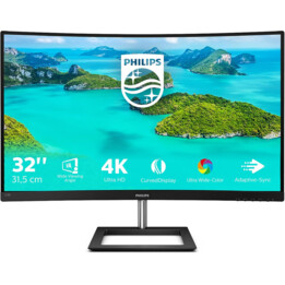 Monitor Philips Curvo 328E1CA 32", 60 Hz, 4 ms, 4K VA, Altavoces, sin parpadeos, sincronización adaptativa