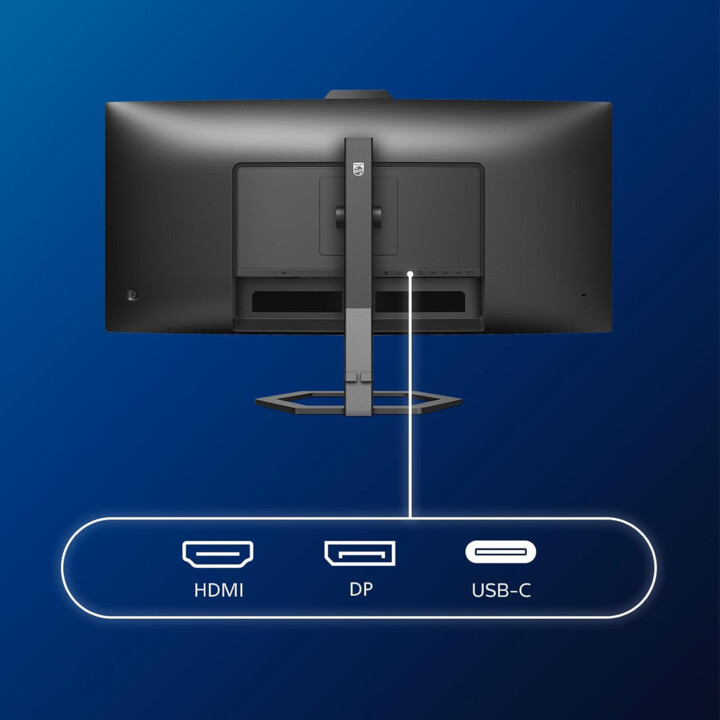 Monitor curvo Philips 34E1C5600HE/00 34", 3440 x 1440 WQHD 100 Hz VA HDMI
