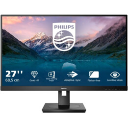 Philips 275S9JML Monitor QHD da 27", pannello VA, tempo di risposta 4 ms, 75 Hz, altezza regolabile, altoparlanti, senza sfarfal