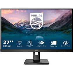 Monitor Philips 275S9JML QHD de 27", VA, 4 ms, 75 Hz, Regulable en Altura, Altavoces, concentrador USB, sin parpadeos