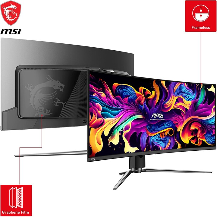 MSI MAG 341CQPDE Curved Gaming Monitor 86.82cm (34.18"")
