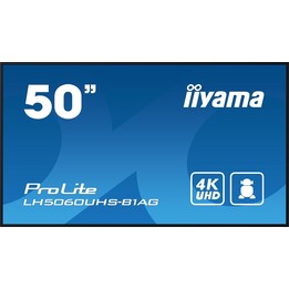 Iiyama Lh5060uhs-b1ag Display per segnaletica digitale cavalletto 125,7 cm (49,5") Led Wifi 500 Cd/m² 4k Ultra Hd Nero Proc
