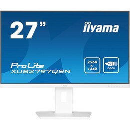 Iiyama G-master Xub2797qsn-w2 PC Screen 68.6 Cm (27") 2560 X 1440 Pixels 4k Ultra Hd Led White