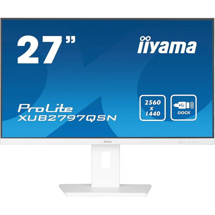 Iiyama G-master Xub2797qsn-w2 PC Screen 68.6 Cm (27") 2560 X 1440 Pixels 4k Ultra Hd Led White
