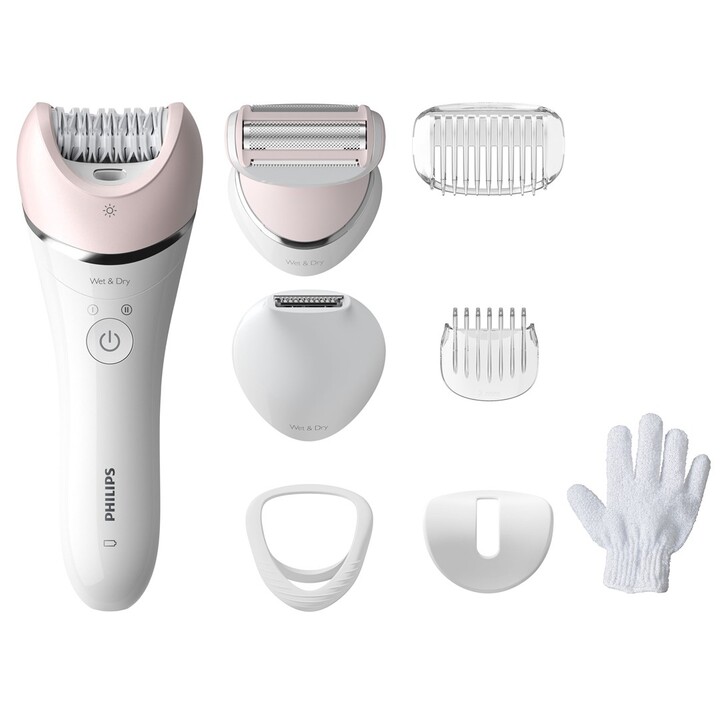 Philips Epilator Series 8000 BRE721/00 Epilierer, nass und trocken