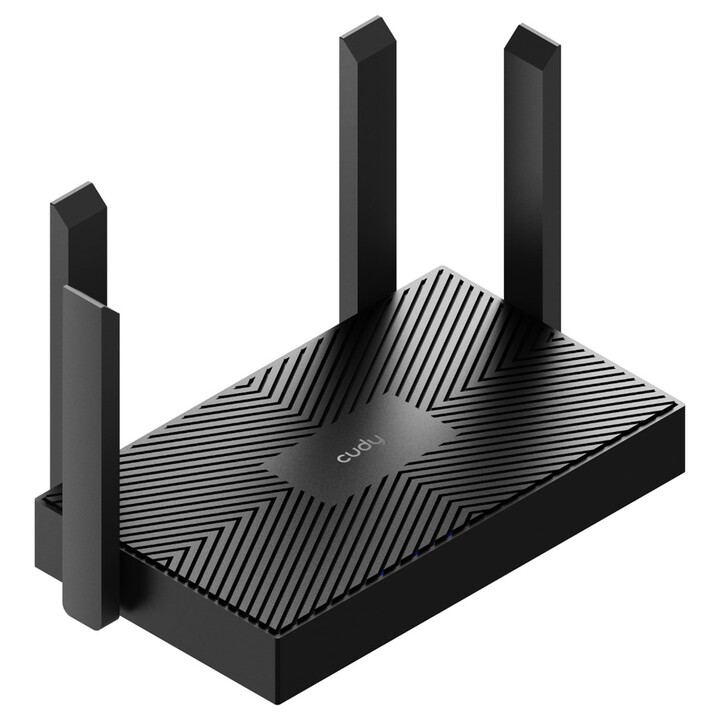 Router wireless Gigabit Ethernet a doppia banda Cudy WR1500 (2,4 GHz / 5 GHz) nero
