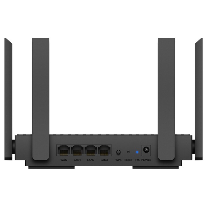 Router wireless Gigabit Ethernet a doppia banda Cudy WR1500 (2,4 GHz / 5 GHz) nero