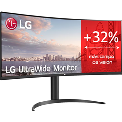 LG 34WP65CP-B 34\" Ultrawide Monitor AMD FreSync™ Premium Panel VA: 3440x1440, 160Hz