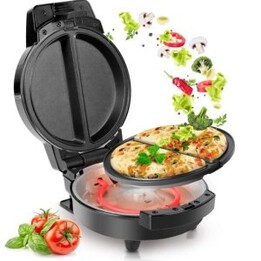 Placa para tortillas duronic om60 600w 2 tortillas a la vez placas extraibles