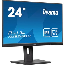 Monitor Iiyama 24", Panel Ips, 100hz, Hdmi, Display Ports. (no Altavoces). Regulable.