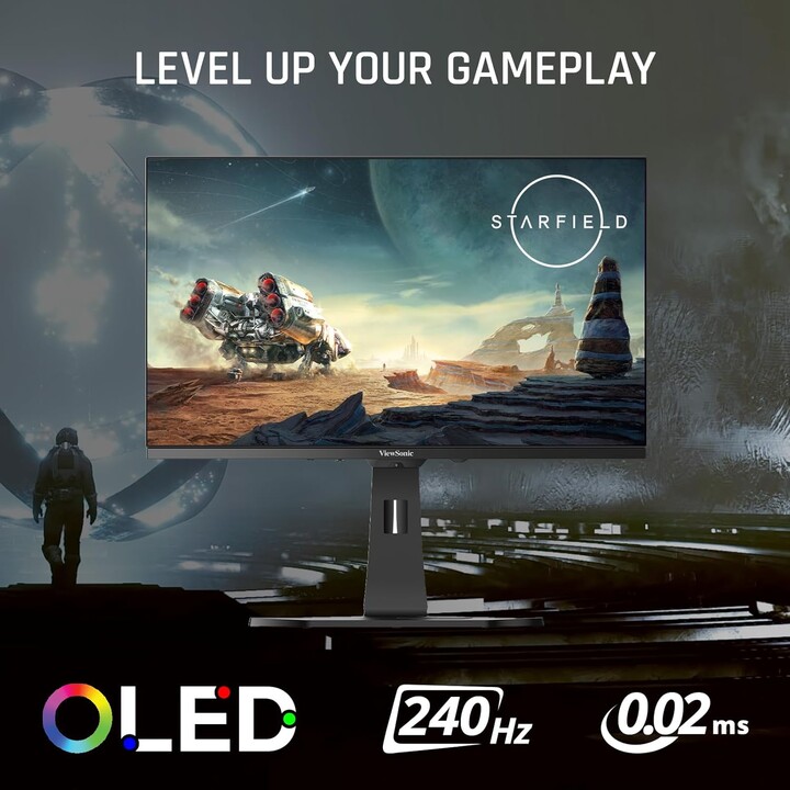 Viewsonic XG272-2K-OLED PC Monitor 68.6 cm (27") 2560 x 1440 Pixels Quad HD Black, White
