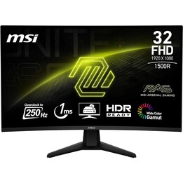 Msi Mag 32c6x Écran Pour Pc 80 Cm (31.5") 1920 X 1080 Pixels Full HD Noir