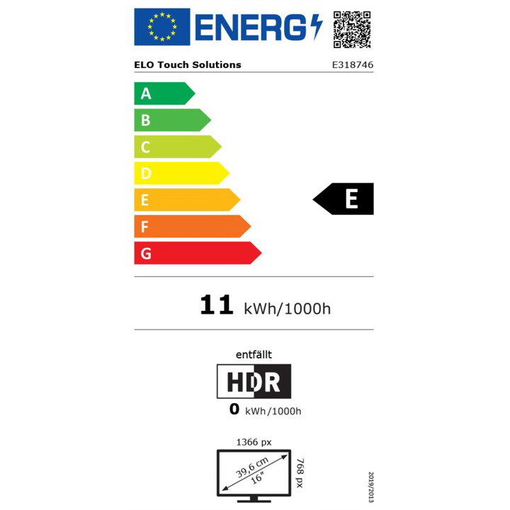 Elo Touch Solutions E720629 Signage-Display Flachbildschirm für Digital Signage 109,2 cm (43") LED 382 cd/m² Voll