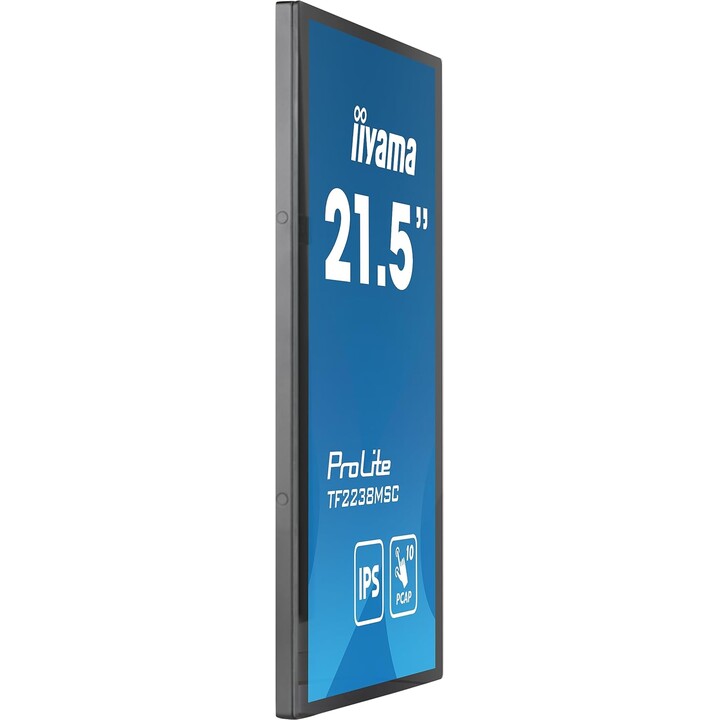 IIYAMA TF2238MSC-B1-21.5" Monitor, LED Full HD IPS, 1920x1080/60 Hz, 1H1dp, touch