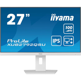 Moniteur iiyama Prolite XUB2792QSU-W6 27" LED IPS QHD 100 Hz FreeSync, filtre de lumière bleue, LED sans scintillement
