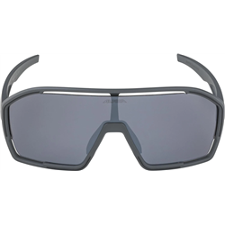 Lunettes Alpina Folie Couleur de Midnight-Grey Grey Matt Glass Black Mirror Cat.3 Fogstop