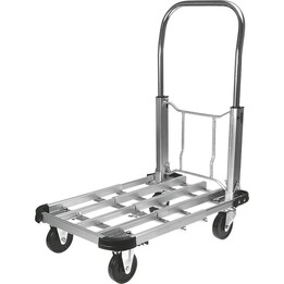 TOPEX 79R300 carrello da trasporto pieghevole alluminio argento