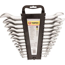 Chave de extremidade aberta dupla Conjunto 12 peças, 6-32mm CV