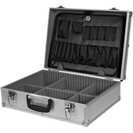 TOPEX 79R220 mallette en aluminium 45 cm argent