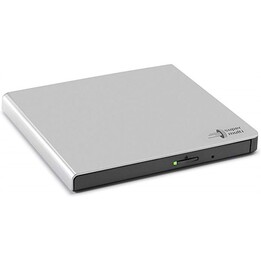 HLDS DVD-R / RW + R / RW Slim GP57EB40 Externo Prata Detalhado