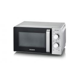 Severin MW 7780 microondas Negro, Plata Microondas con grill Encimera 17 L 700 W