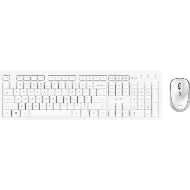 Tastiera + topo fiducia Ody II Wireless White US