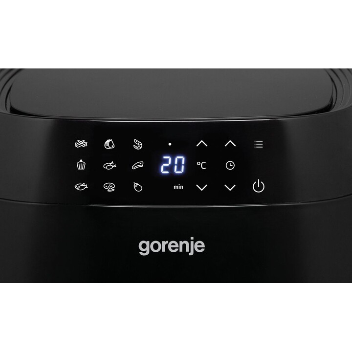 Fritadeira de ar quente Gorenje AF1409DB Single 3,2 L 1400 W Preta