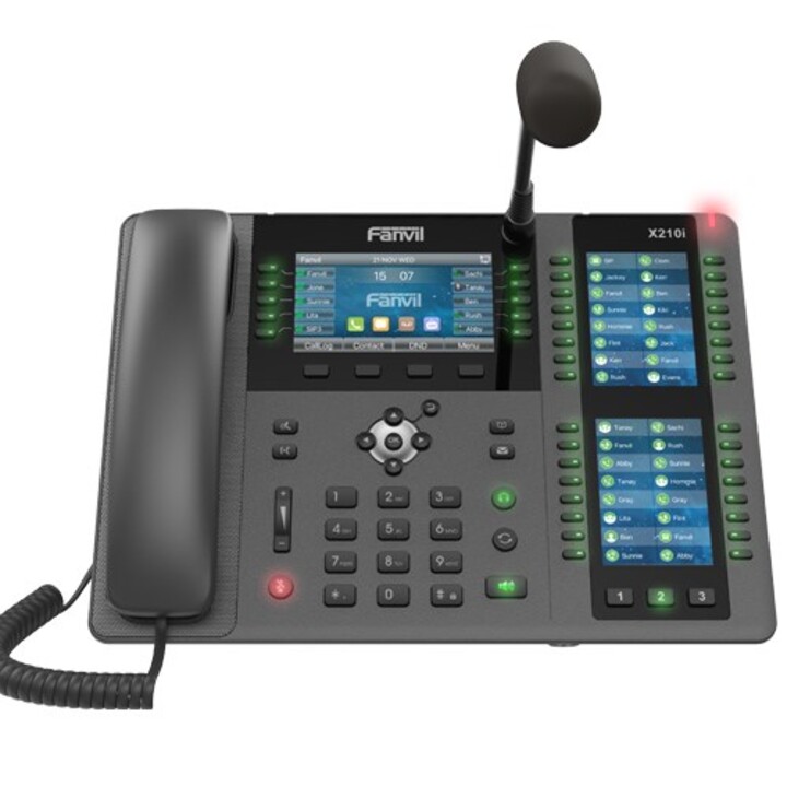 Fanvil X210i IP Phone Black, Grey 20 Lines LCD
