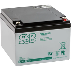 AGM Batería SBL 26-12I 12V26AH M5 BAJO