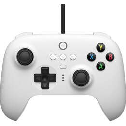 Commande de jeu 8BitDo Ultimate Wired Blanc - Manette compatible Xbox et PC