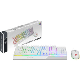 Keyboard + mouse/vigor Gk30 Combo White US MSI