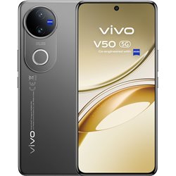 Vivo V50 5G, 12 + 12 Go de RAM, 512 Go, Zeiss 50 + 50 MP Camera professionnel, vidéo 4K, 90W Flashcharge, 6,77 AMOLED, IP69, noi