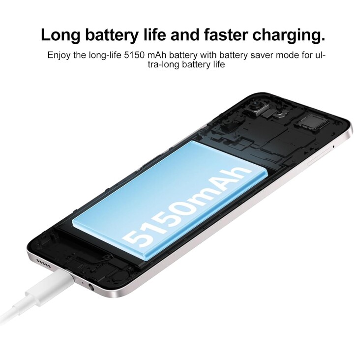 Vivo Y19S, 6+6 GB RAM, ROM 128GB, Dual Sim, 50mp, 6.68 Schermo super luminoso, 5150MAH, Flashcharge 44W, IP64, Black