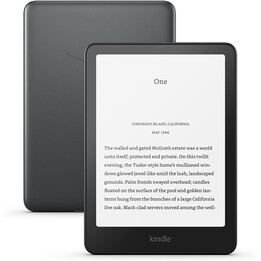 Leitor de e-books Amazon Kindle Paperwhite Signature Edition, tela sensível ao toque, 32GB, Wi-Fi, preto, metálico