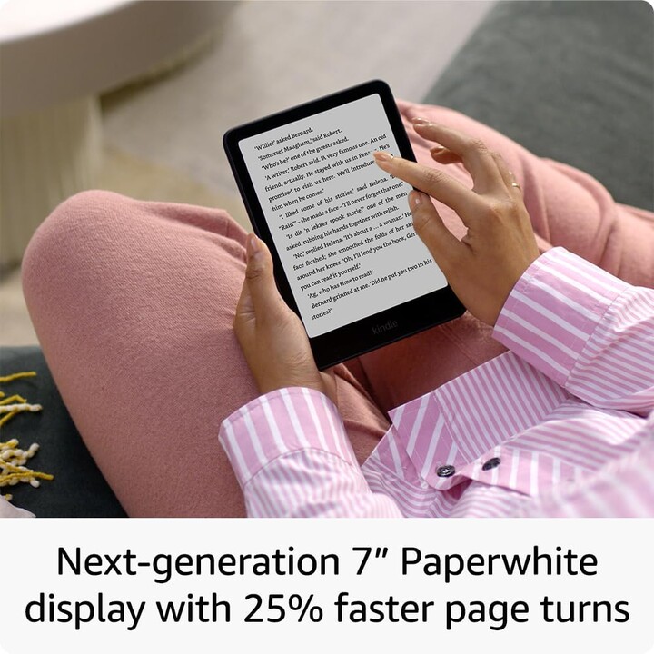 Amazon Kindle Paperwhite Signature Edition eBook-Reader Touchscreen 32GB WLAN Schwarz, Metallisch