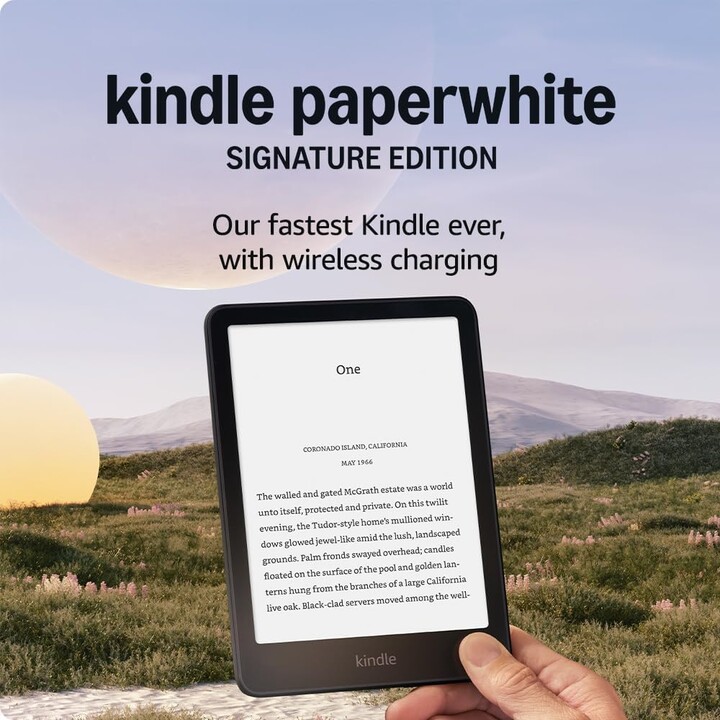Amazon Kindle Paperwhite Signature Edition eBook-Reader Touchscreen 32GB WLAN Schwarz, Metallisch