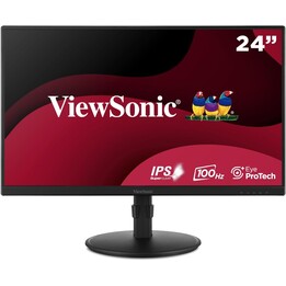 ViewSonic VA2408-HDJ Monitor ergonómico de 24" Full HD 100Hz IPS negro