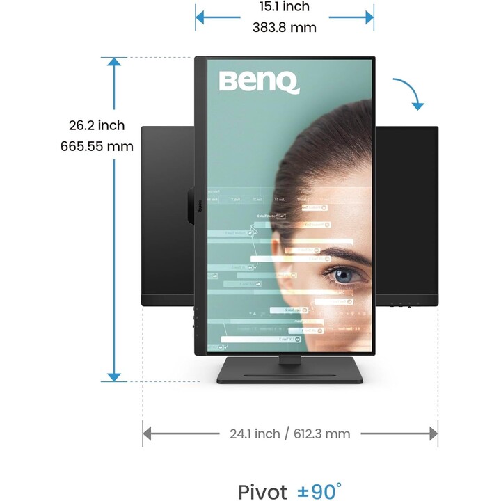 BenQ GW2790T IPS 100Hz 27 inch Monitor w monitor de ecrã 68,6 cm (27") 1920 x 1080 pixels Full HD Preto