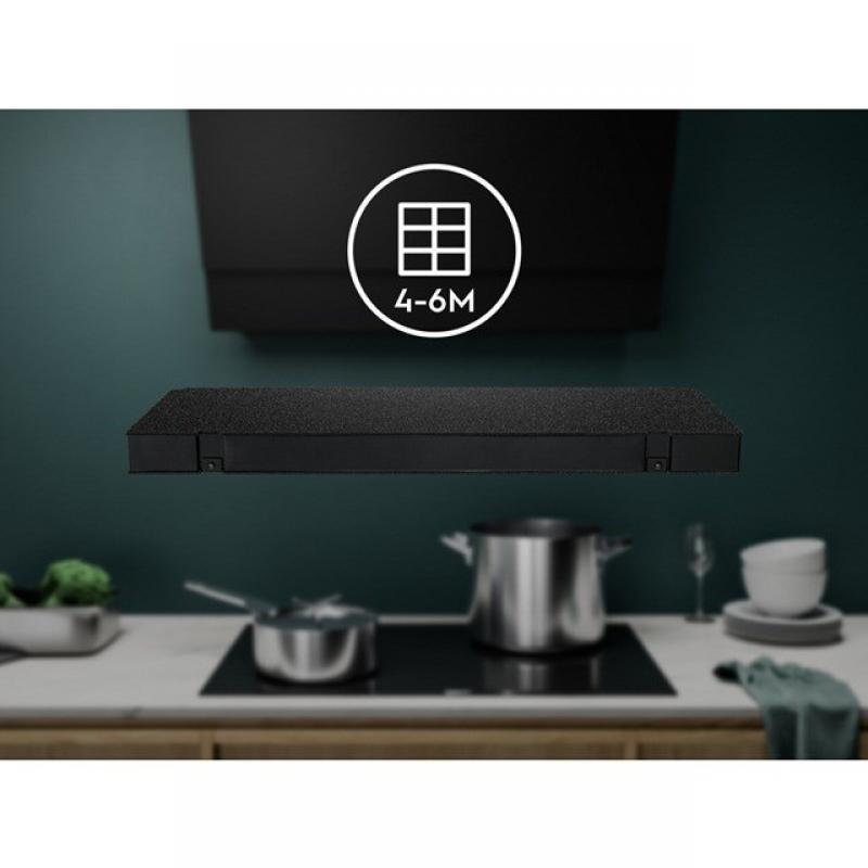 Electrolux MCFE18ST Filtro de carbón para campana extractora Negro