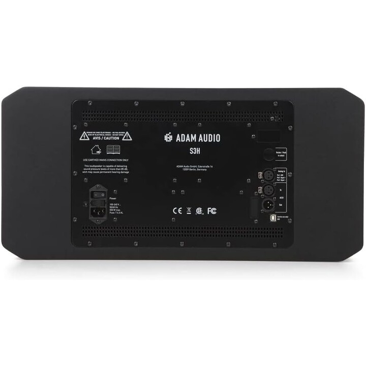 Adam Audio S3H Monitor de estúdio de 7 polegadas duplo de 7 polegadas