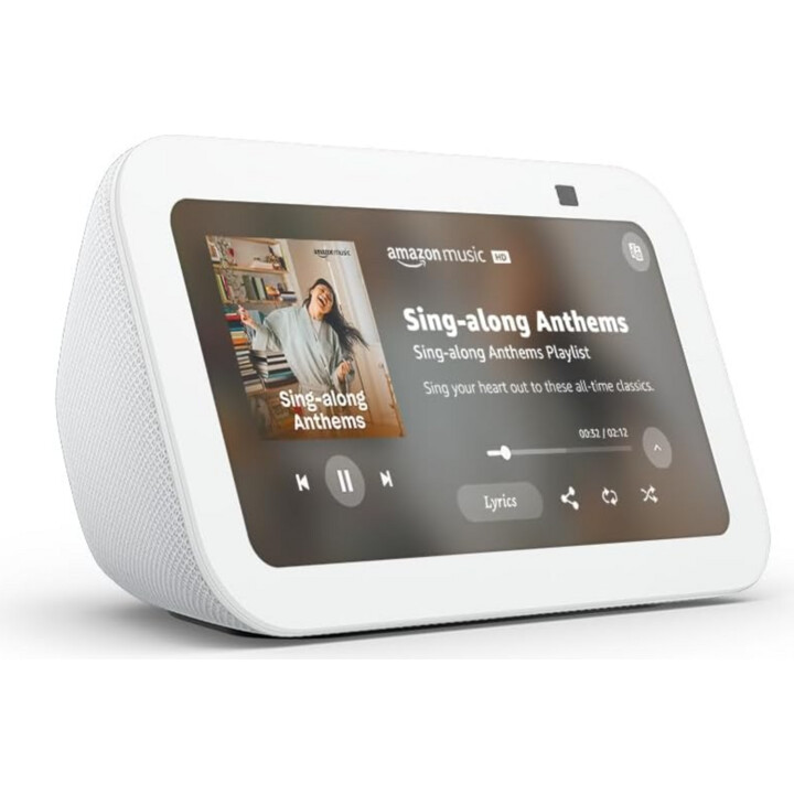 Amazon Echo Show 5 Glacier 2023, bianco