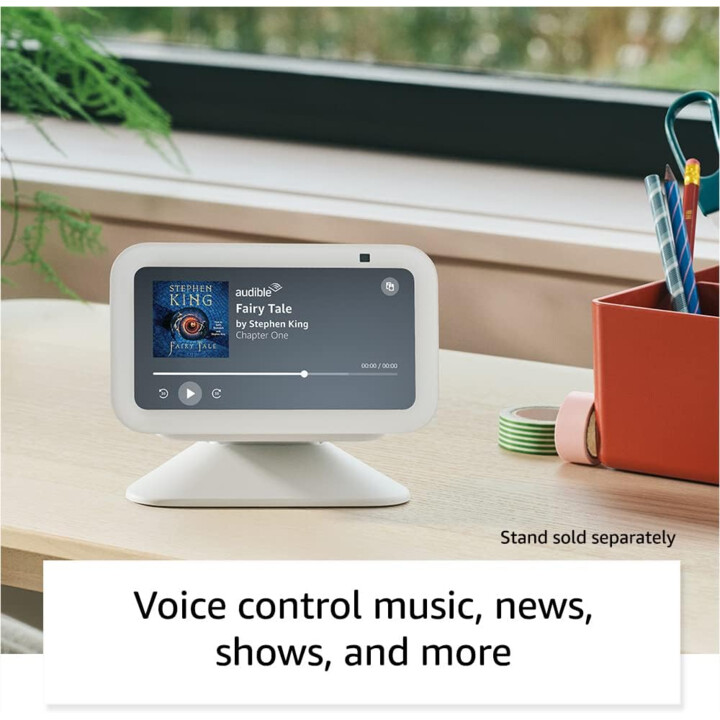 Amazon Echo Show 5 Glacier 2023, bianco