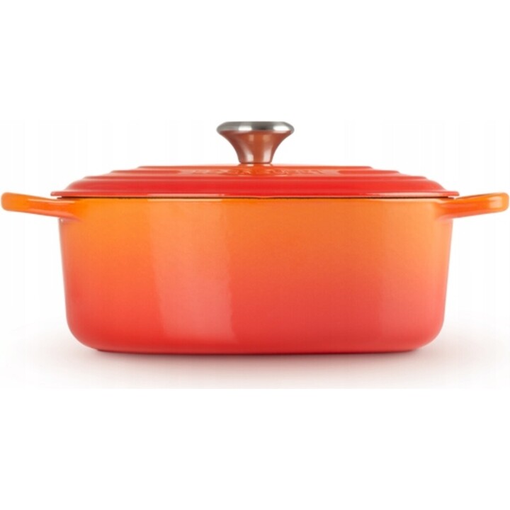 Le Creuset Signature cocotte ovale 29 cm, rouge four