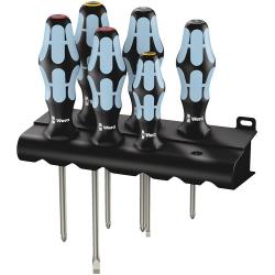 Wera 3334/3350/3355/6 Juego Destornillador plano