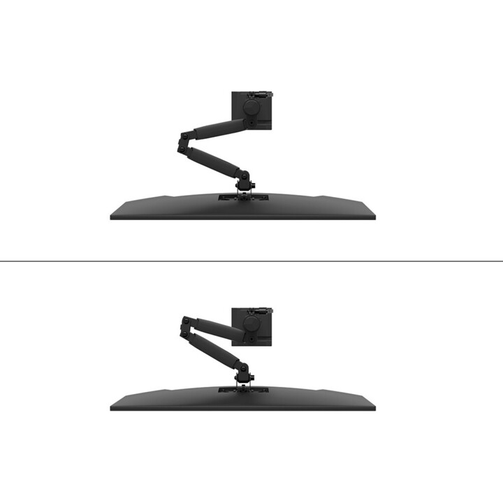 Neomounts NERO DS60-600BL1 monitor arm 10-32" Quick-fix 180° stop black