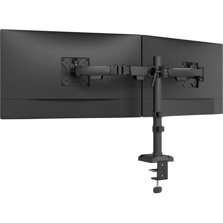 Neomounts NERO DS60-600BL2 Brazo de monitor doble 10-32" Quick-fix Tope-a-180° negro