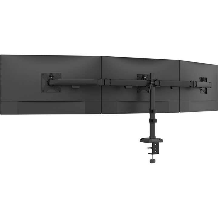 Neomounts NERO DS60-600BL3 brazo de monitor 3 pantallas 10-27" Quick-fix negro