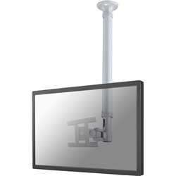 Neomounts FPMA-C100SILVER Soporte de techo para monitor/TV de 10 a 30 pulgadas - altura 79-129 cm - plateado