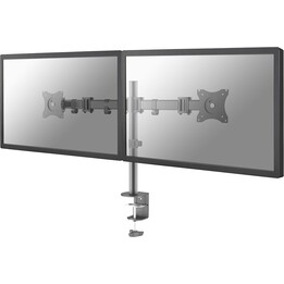 Neomounts NM-D135DSILVER Double moniteur ARM - 10-27 pouces - 0-8 kg / écran - argent