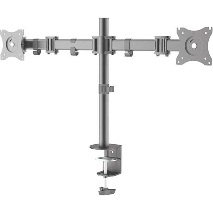Neomounts NM-D135DSILVER Double moniteur ARM - 10-27 pouces - 0-8 kg / écran - argent